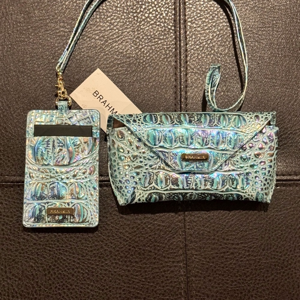 Brahmin “RARE” Wonderland Lanyard and Eyeglass holder Set
